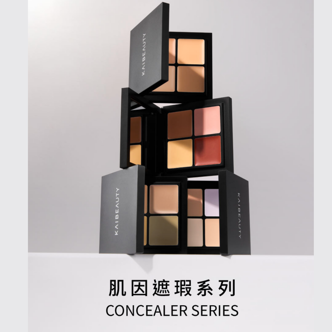 ✨新品✨KAIBEAUTY完美裸膚遮瑕入門組 - 肌因裸膚遮瑕盤#01自然膚+高訂無痕遮瑕刷#C01【全網香港現貨】
