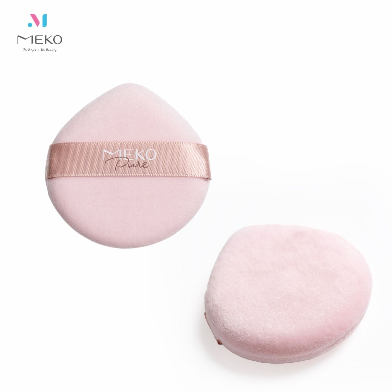 【蜜粉/腮紅兩用】 ✨新品✨MEKO 一拍即合 - 定妝蜜粉撲（水滴）【全網香港現貨】