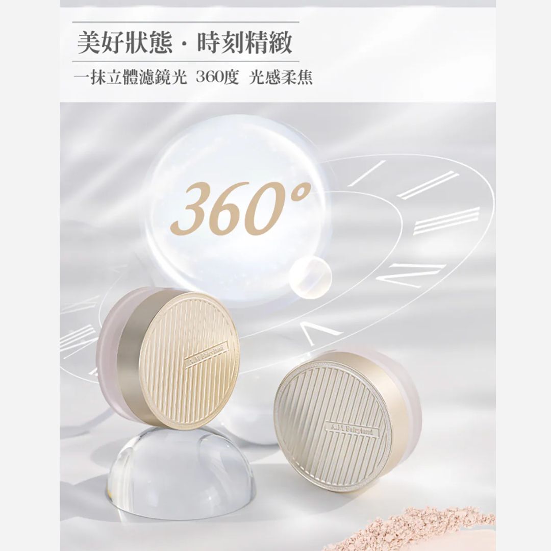 台港同價💯店主愛用❤️‍🔥A.M Fairyland 不關燈・輕裸肌蜜粉  - 01晶透（無控油力·半光澤・適合乾肌）【全網現貨】