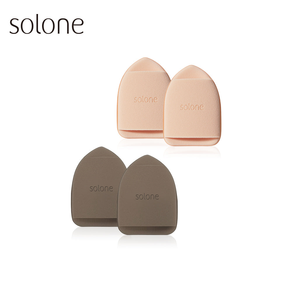 ✨新品✨【膏狀/液狀產品】Solone 訂製熨斗型指套Q粉撲 - 2色（新升級加厚皮帶）2入【全網現貨】