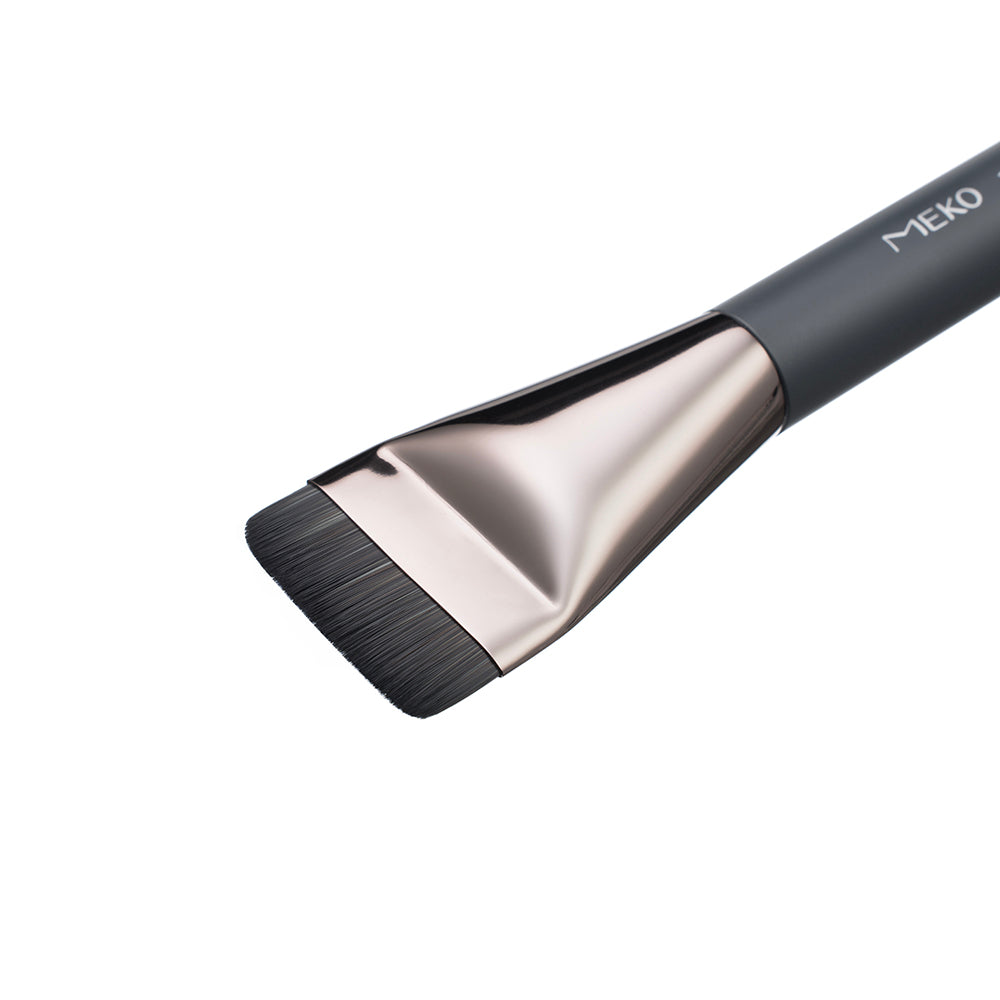 ✨新版金屬位為金色✨MEKO元森純素主義 - 一字型刀鋒粉底刷 EC020【全網香港現貨】