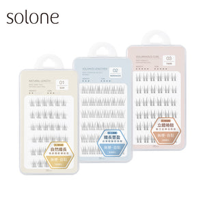 🔥新品熱銷中🔥Solone 宛若天生免膠式假睫毛(3款可選)【全網香港現貨】超易用IG專區睇教學(不連夾仔）