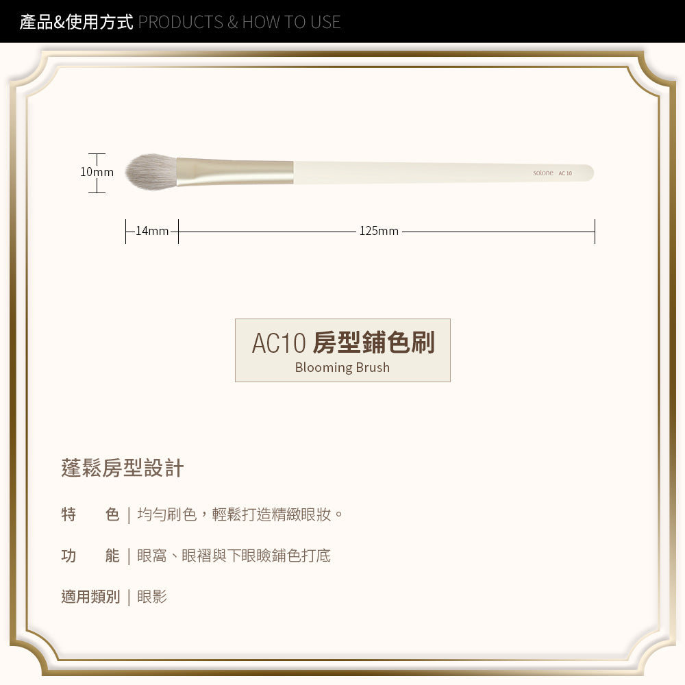 ✨新升級✨Solone 榛果訂製房型鋪色刷 / AC10【全網現貨】