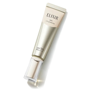 【全新完好無缺】日本 ELIXIR 補濕抗氧妝前防曬底霜 35mL