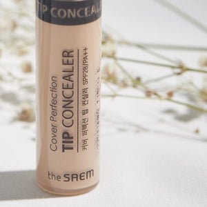 The Saem Cover Perfection Tip Concealer 絲滑防曬遮瑕液 SPF28 PA++（6色可選）【全網現貨】