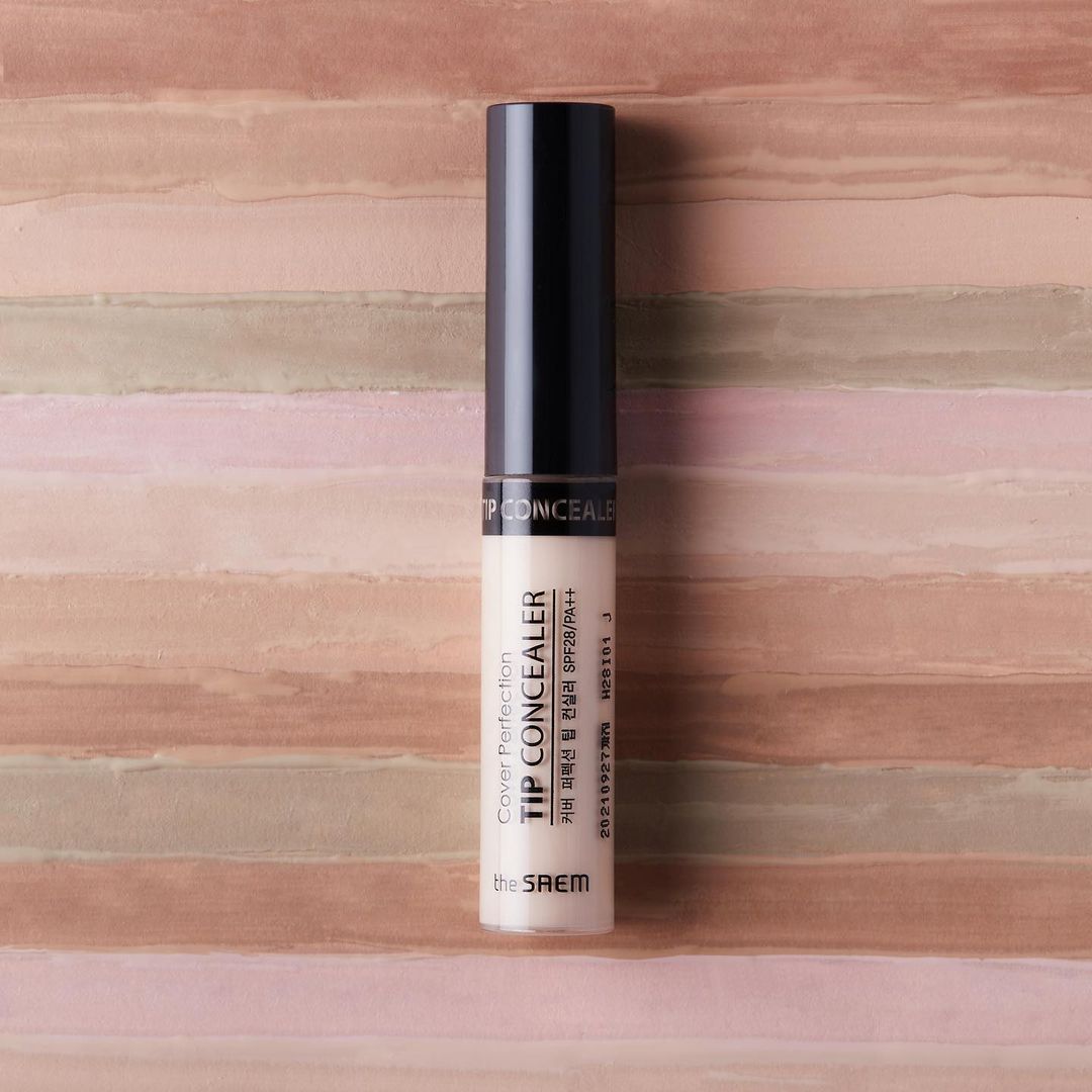 The Saem Cover Perfection Tip Concealer 絲滑防曬遮瑕液 SPF28 PA++（6色可選）【全網現貨】